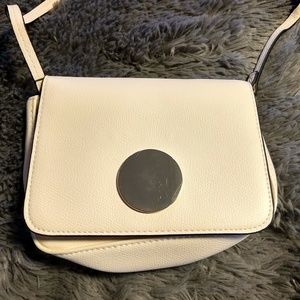 H&M White & Gold Small Crossbody Bag